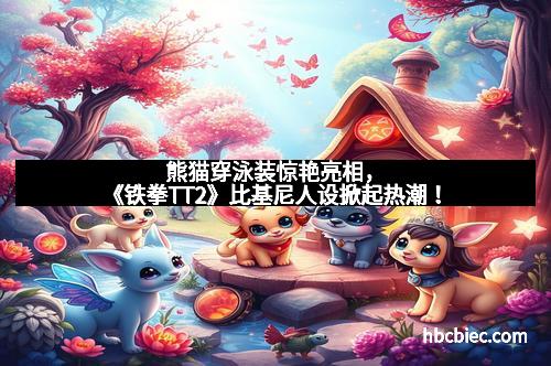 熊猫穿泳装惊艳亮相，《铁拳TT2》比基尼人设掀起热潮！